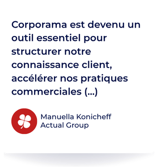 Avis d'Actual concernant Corporama
