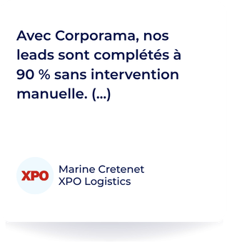 Avis d'XPO Logistics concernant Corporama