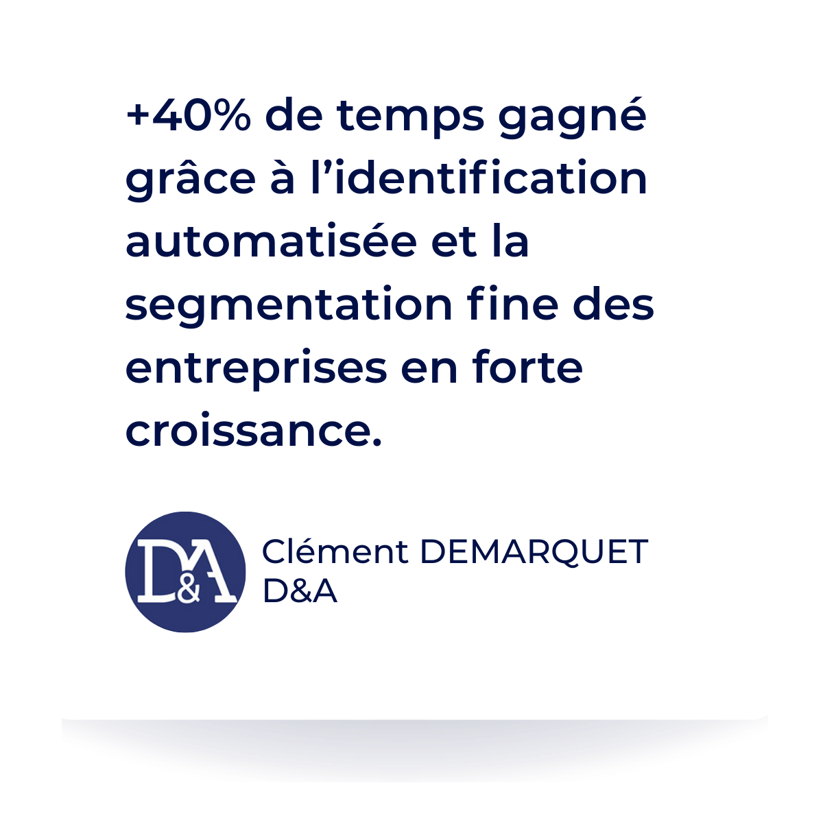 Avis de D&A concernant Corporama