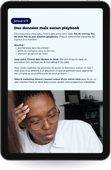 Page 4 de l'aperçu de l'ebook Corporama consacré à l'intent data